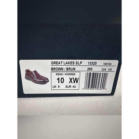 Florsheim Great Lakes Moc Slip On Men\'s Size 10XW Brown main image 13